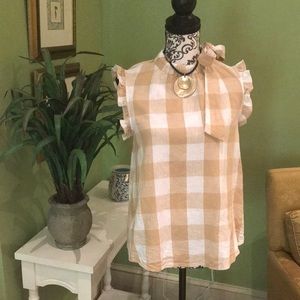 Gingham summer shirt